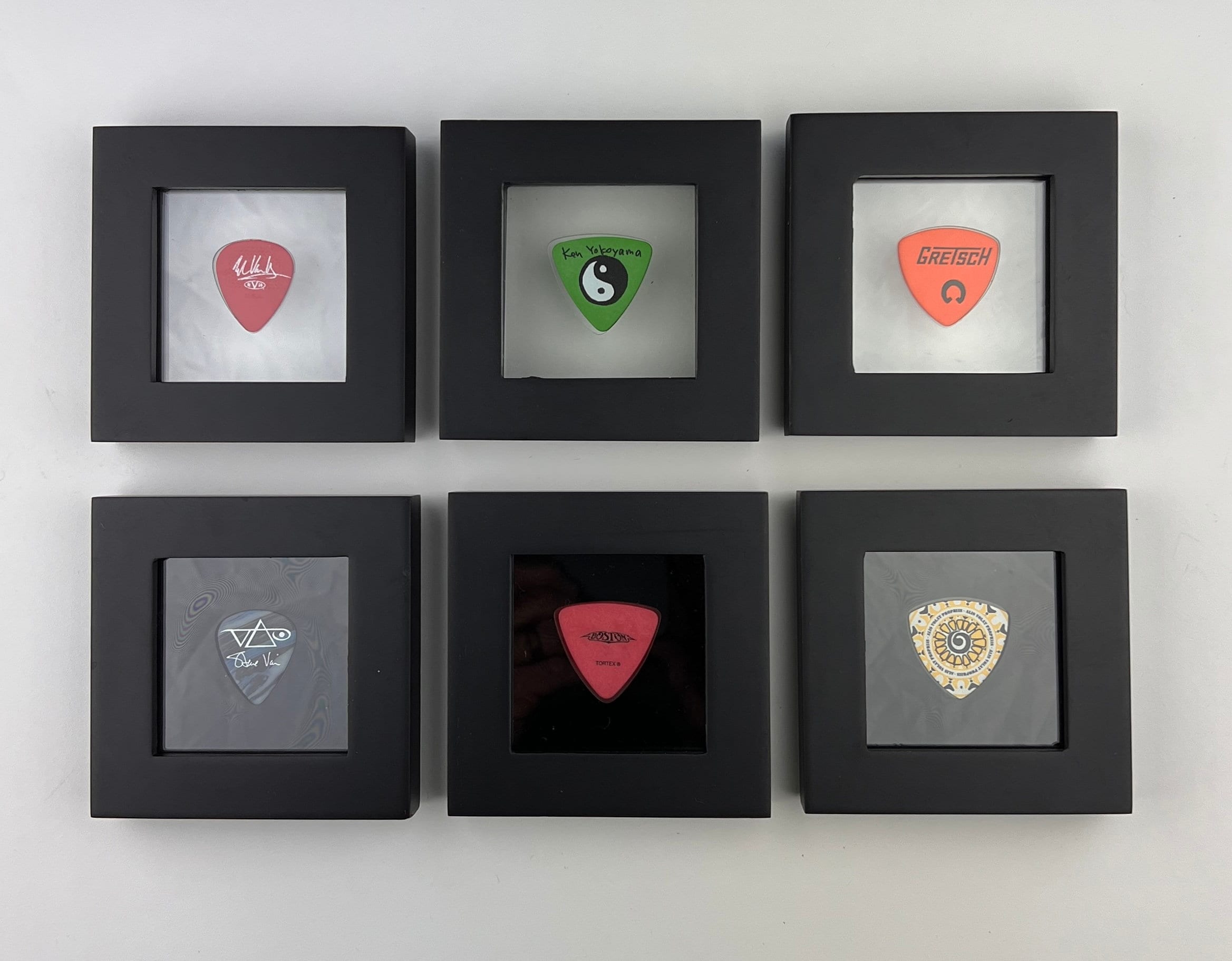 3 X 3 BLACK Guitar Pick Display Frame Double Sided Frame Etsy