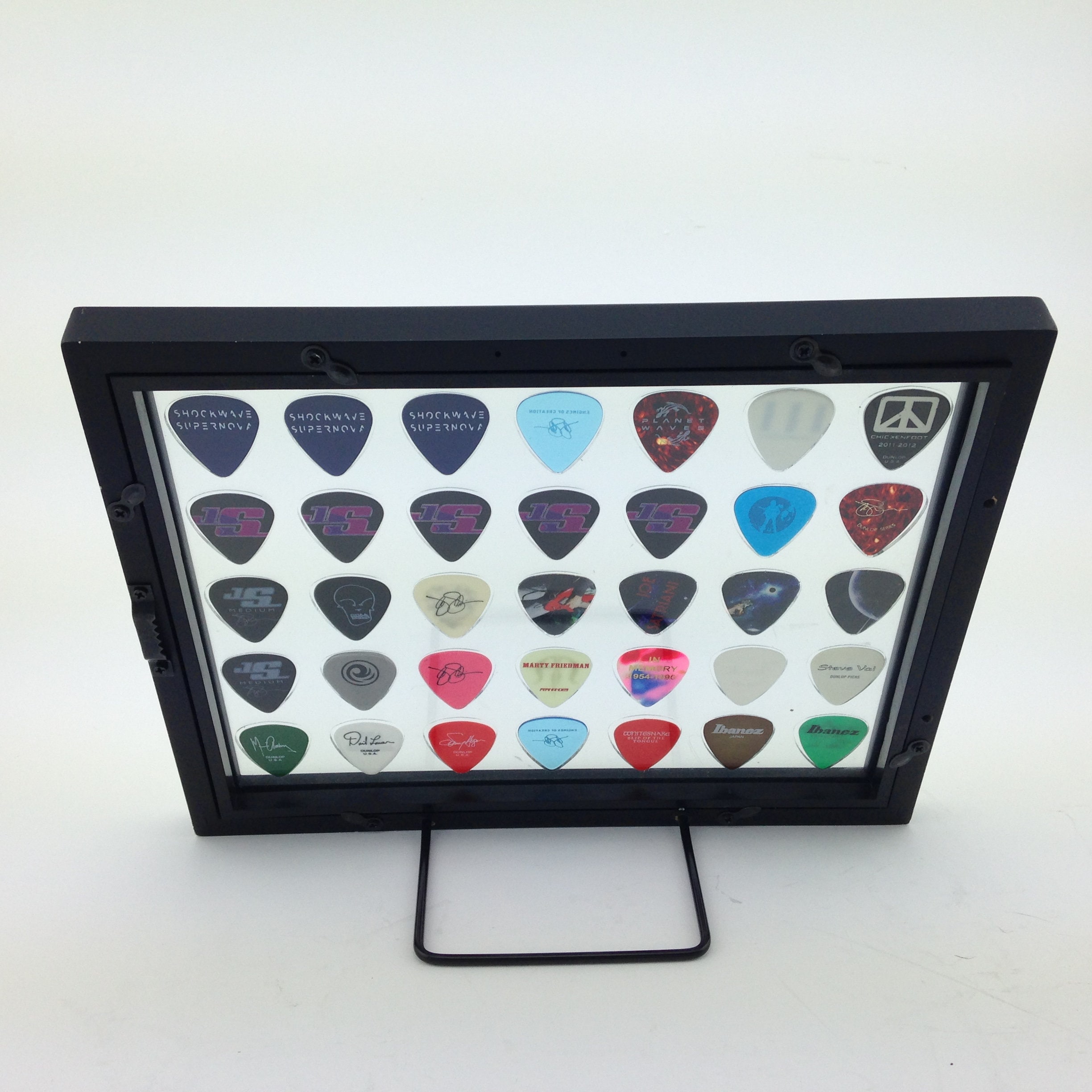 Guitar Pick Display Clear Holds 35 Guitar Picks 8 Etsy