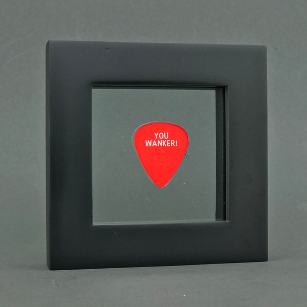 3" x 3" - CLEAR - Guitar Pick Display Frame Double Sided Frame