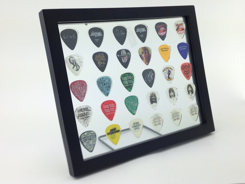 Guitar Pick Display Clear 8 X 10 Double Sided Etsy