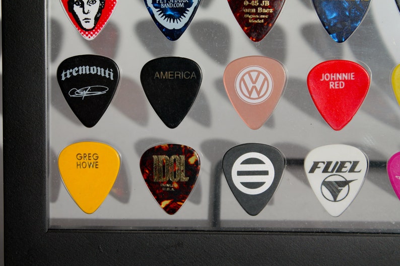 Guitar Pick Display Clear Holds 35 Guitar Picks 8 Etsy Canada