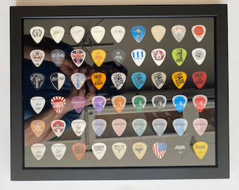 11” x 14” Guitar Pick Display Insert - Holds 54 Picks - FRAME NOT INCLUDED, Insert Only