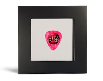 3&quot; x 3&quot; - CLEAR - Guitar Pick Display Frame - Double Sided