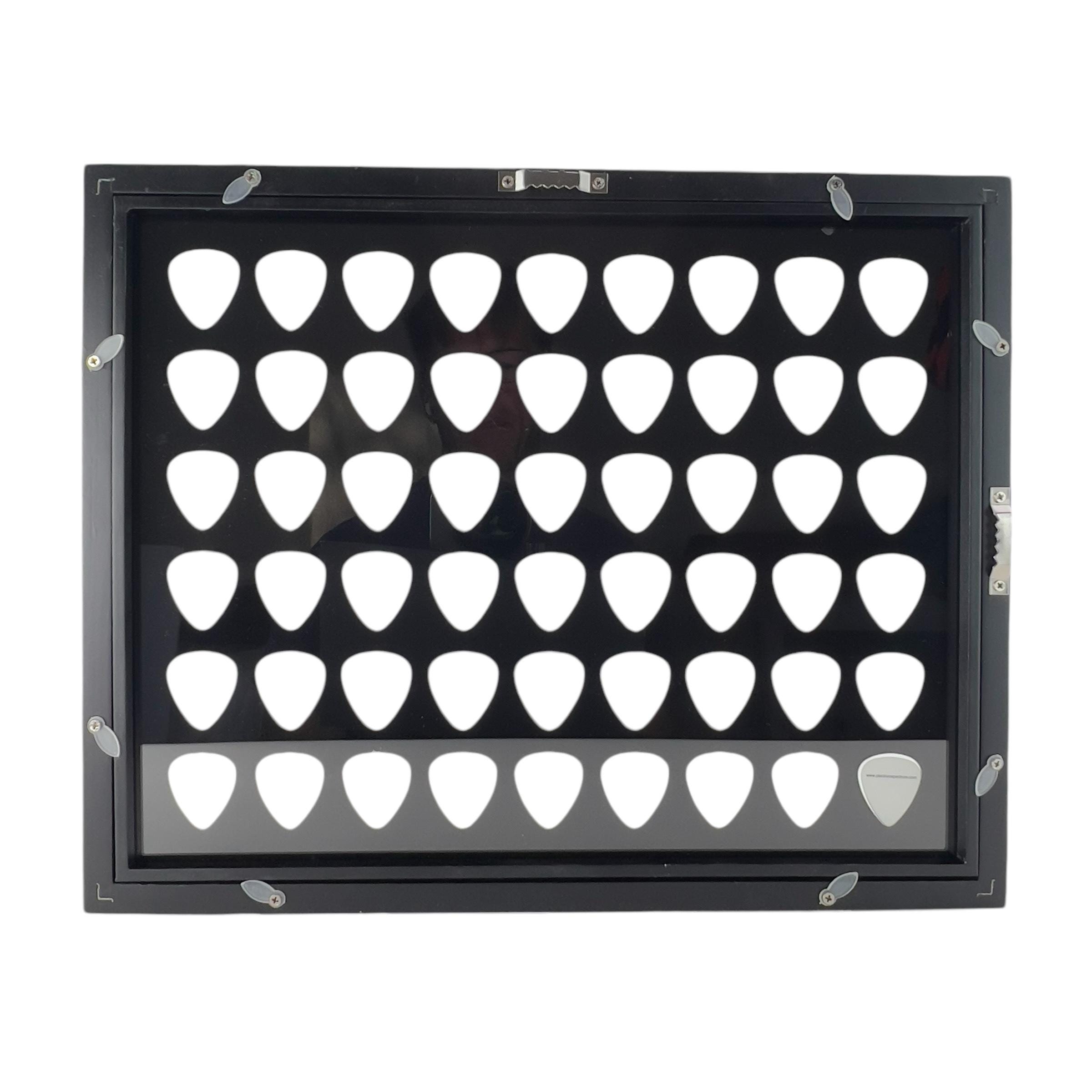 11インチ x 14インチ ブラック ギターピックディスプレイインサート