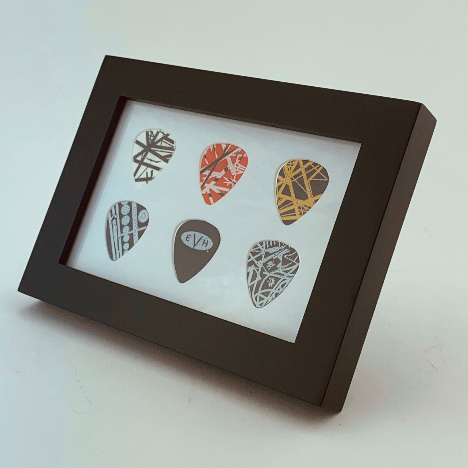 Guitar Pick Display 4 x 6 Horizontal Frame Etsy