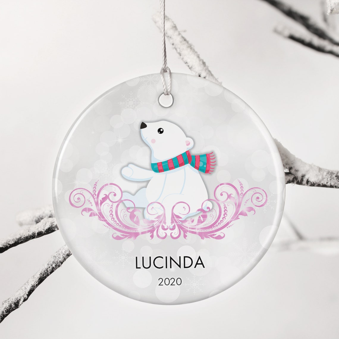 Personalised Christmas Ornaments Kids Ornaments Name | Etsy