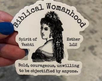 Biblical Womanhood Sticker - Vashti