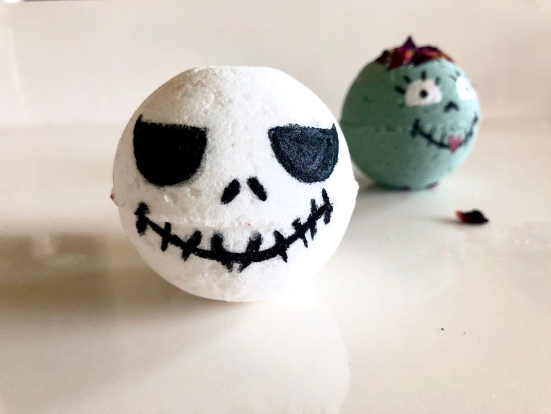 Skeleton and Zombie Girl Bath Bomb Set Halloween Bath Bomb Etsy