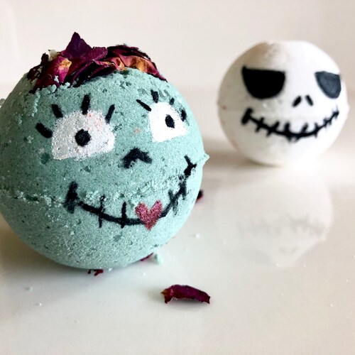 Skeleton and Zombie Girl Bath Bomb Set Halloween Bath Bomb Etsy