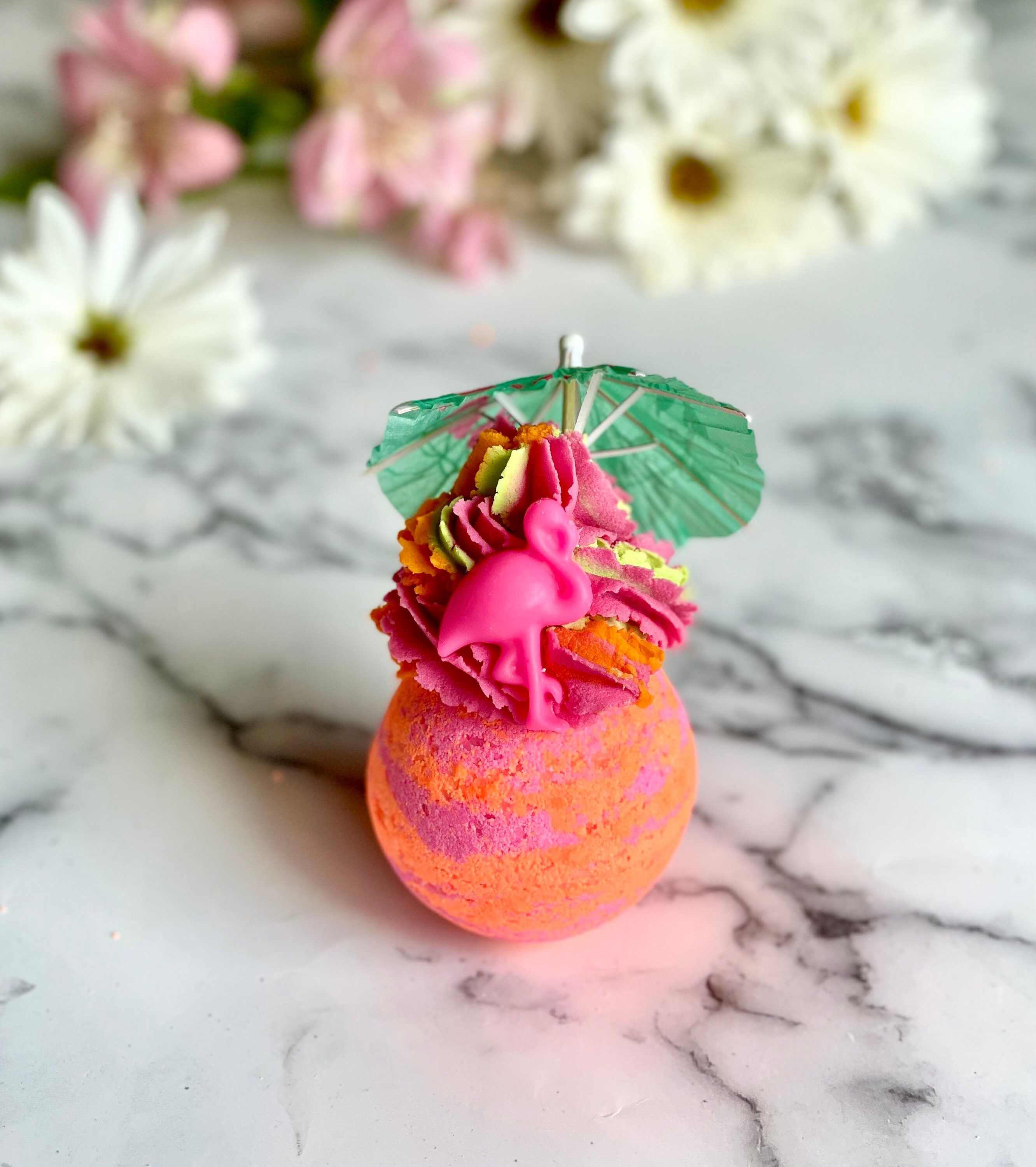 Flamingo Bath Bomb Beach Gift Beach Lovers Gift Bath Etsy