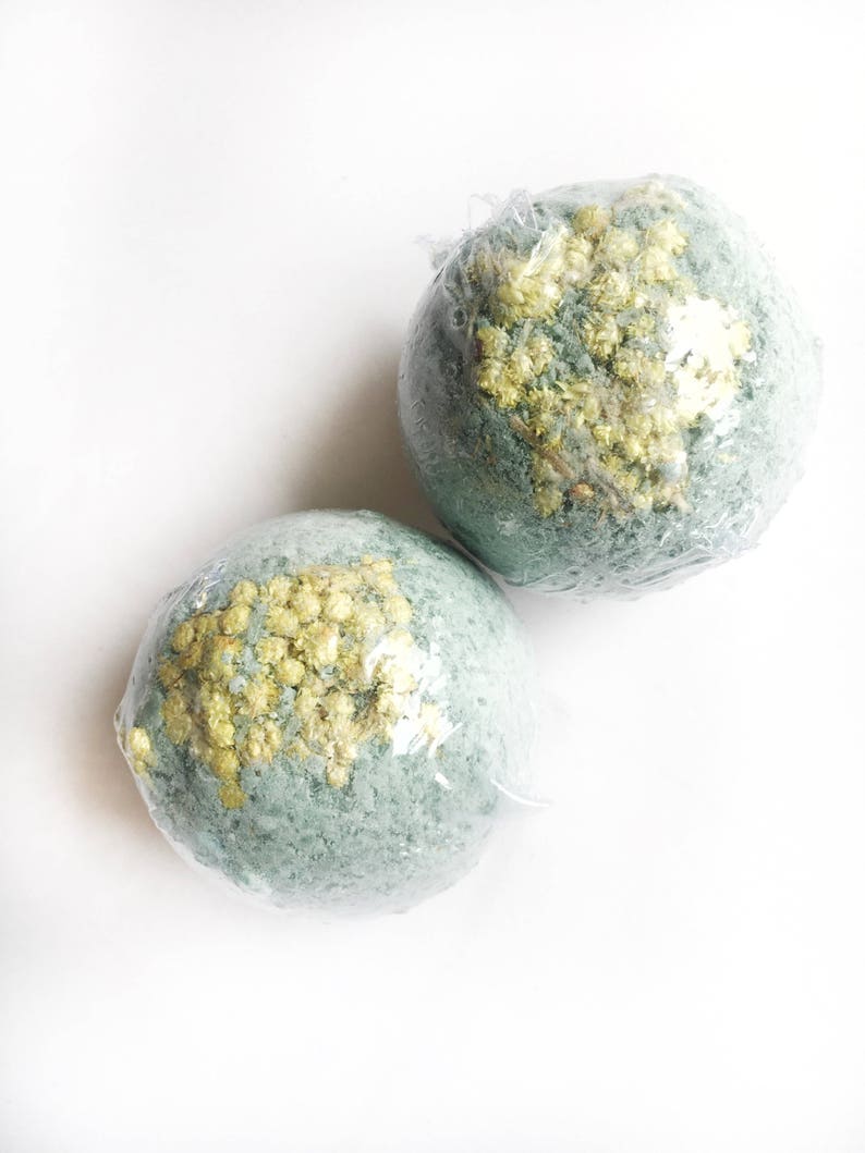 Eczema Relief Dry Skin Green Bath Bomb Bath Fizzies Etsy
