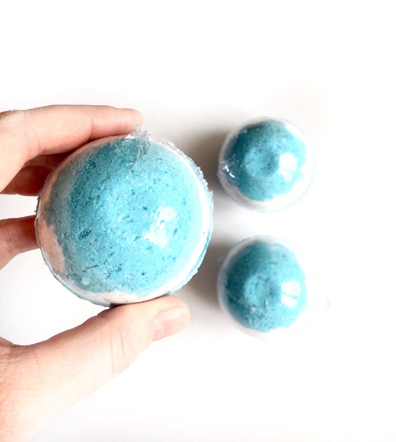Blue Swirl Bath Bomb Ache's Away Natural Pain Relief Etsy