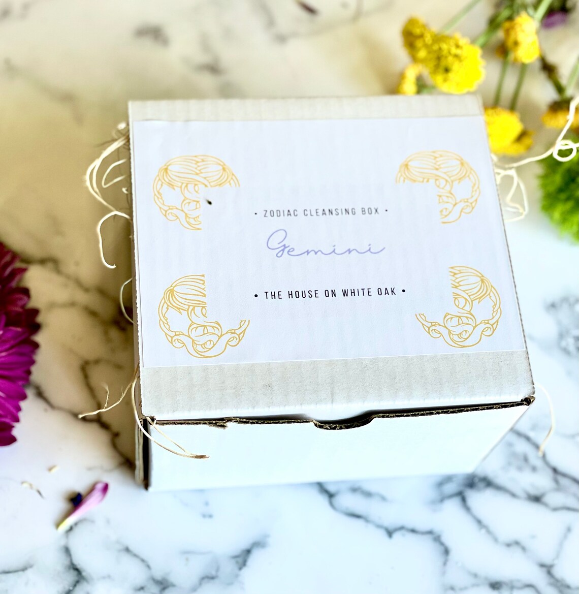 Gemini Gift Zodiac Gift Box Astrology Gift Friendship Etsy