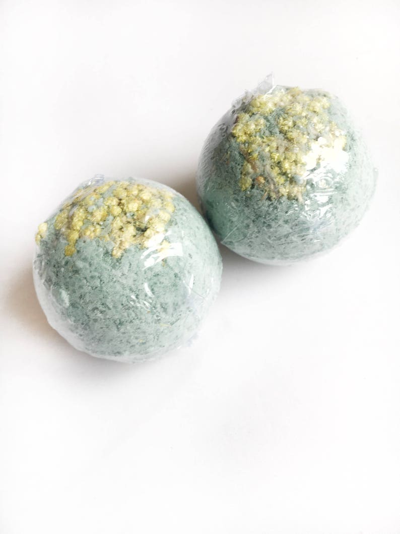 Eczema Relief Dry Skin Green Bath Bomb Bath Fizzies Etsy