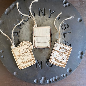Bourbon - Whiskey - Scotch - Vodka  - Gin Ornament, Cocktail Gift, Tree Ornament, Personalized Ornament, Bottle Tag, Cocktail Ornament