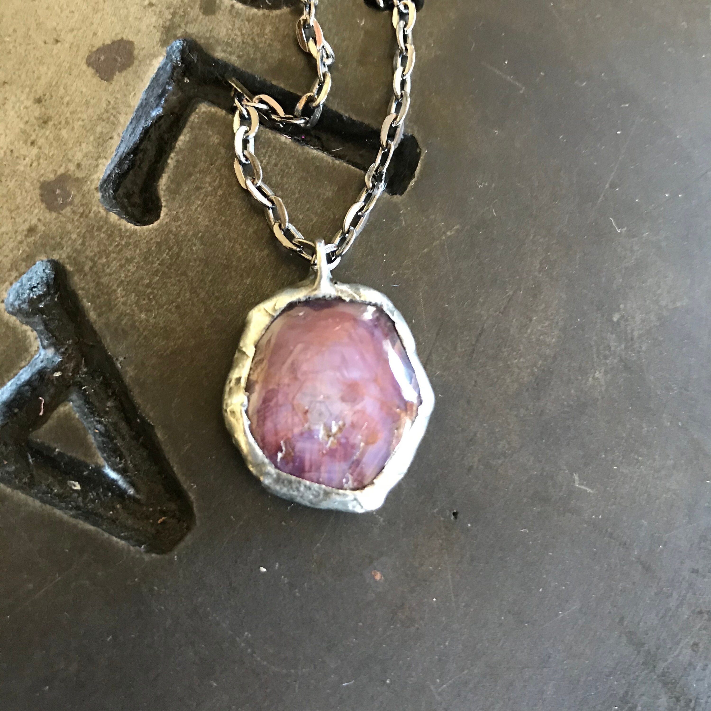 Natural Ruby Necklace, Ruby Necklace, Unisex Necklace