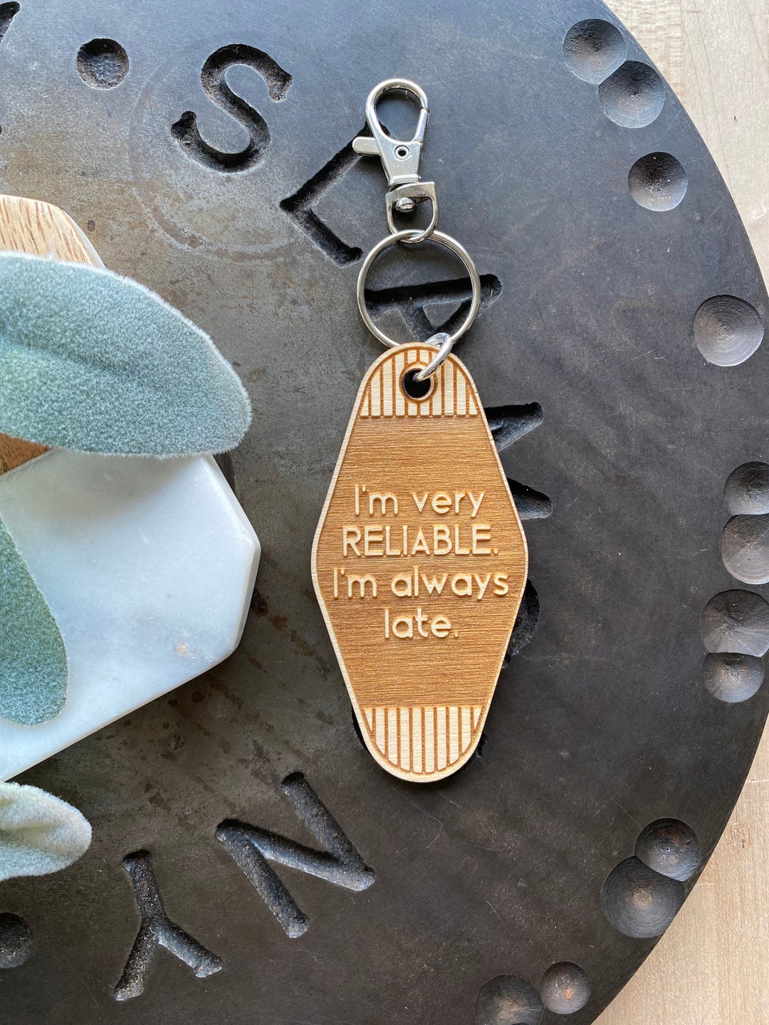 Are We Having Fun Yet Hotel Motel Keychain – The Silver Spider