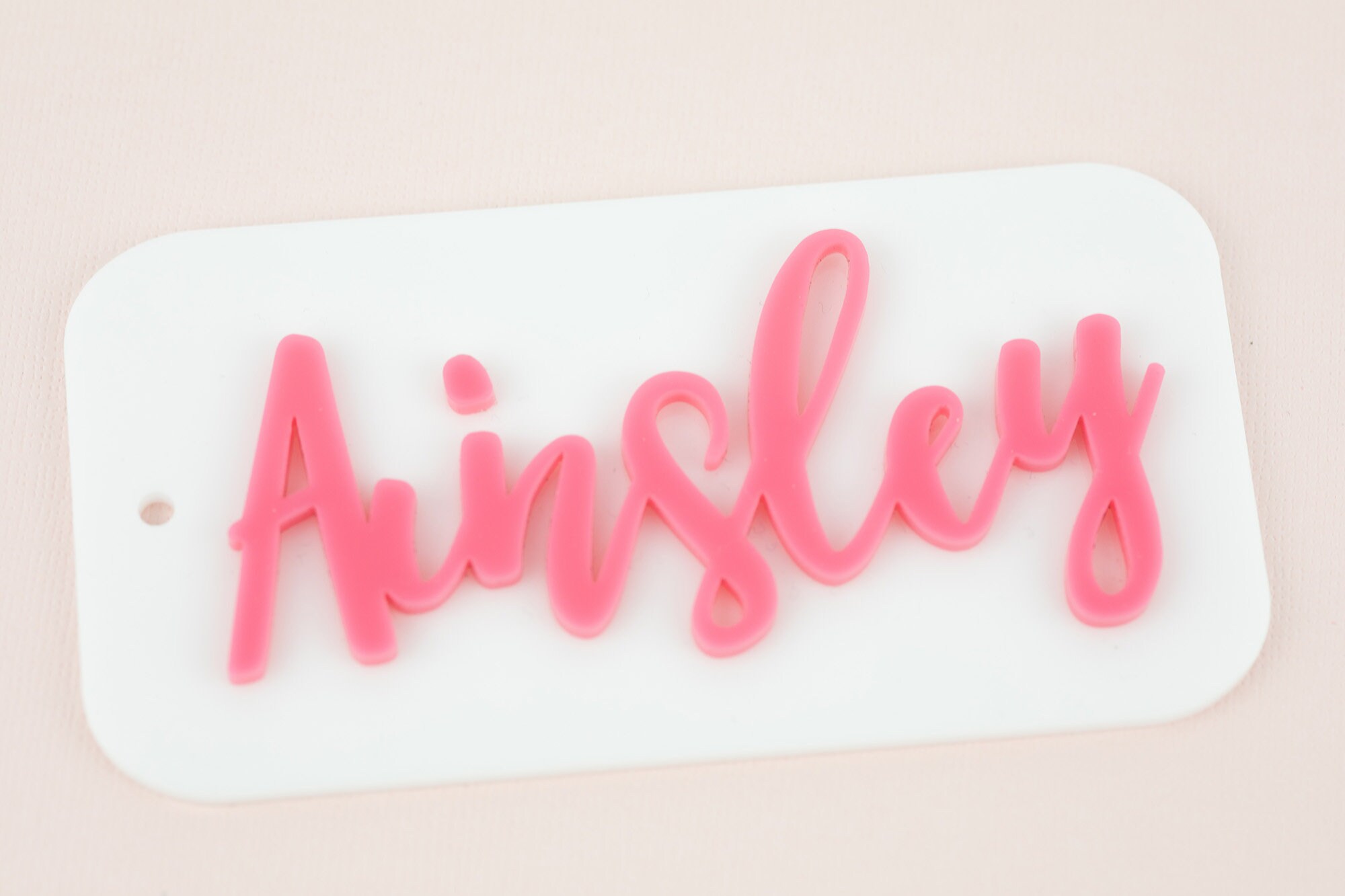 Personalized Acrylic Name Tags Customized Name Tags Heart Etsy