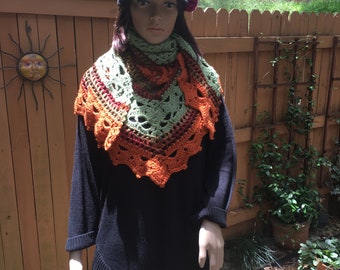 Seventies Colors Shawl/Scarf