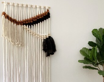 weaving| wall hanging| modern fibre tapestry| woven wall art| contemporary weaving| textural| waves