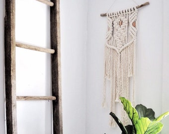 macrame wall hanging| modern fibre tapestry| woven wall art| geometric design| contemporary macrame| minimal| rope art