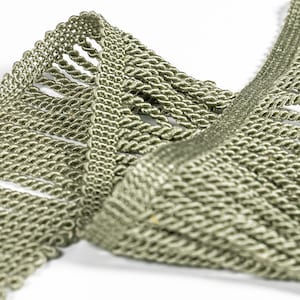 Green Bullion Fringe Trims| 6 cm - 2.36 inch width Bullion Fringe