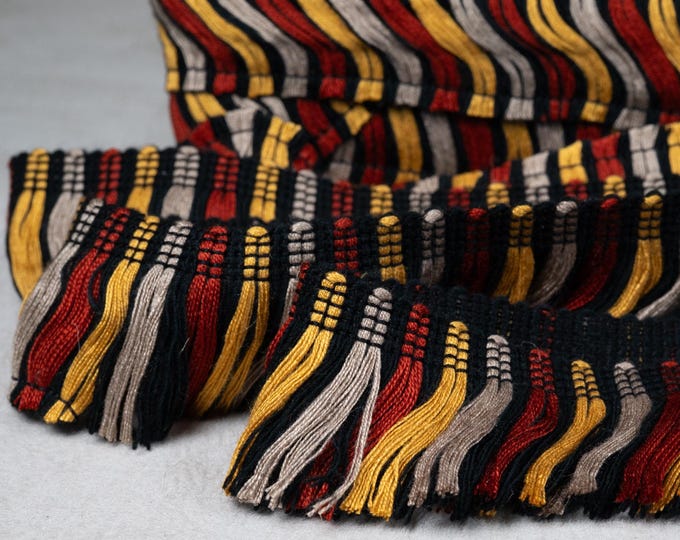 Multicolor relax Chainette Fringe Trim |5cm - 1.96"width fringe trim by the meter