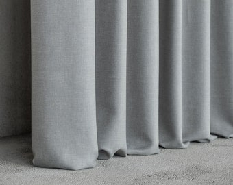Plain Panama Type Soft Curtain Fabric|Double Height 280cm - 110inches