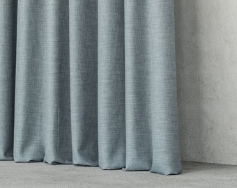 Plain Thick 33 colors Curtain fabric|Double Height 315cm-124inches