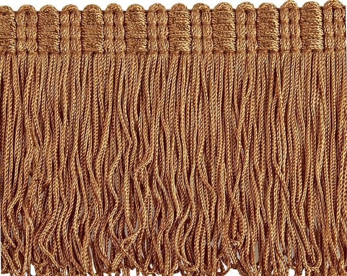 Gold Antique Double Weld Bullion Fringe Trimming|10 cm  - 3.93 inches Height Classic Trim Fringe