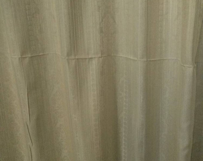 Taffeta ivory classic curtains jacquard fabric|Double Height 300cm/118inches