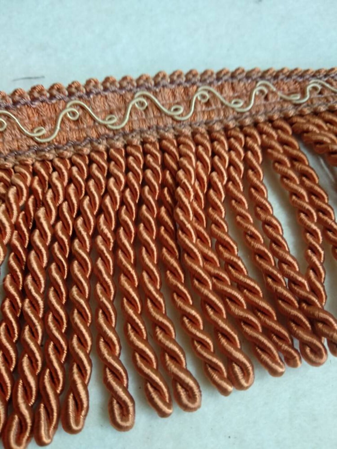Orange Bullion Fringe Upholstery Trimmings10 Cm 4 Inch Etsy