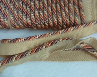 Cordon Passepoil Velours 5mm | 13 Couleurs Disponibles | Au Mètre | Pour Couture Et Déco