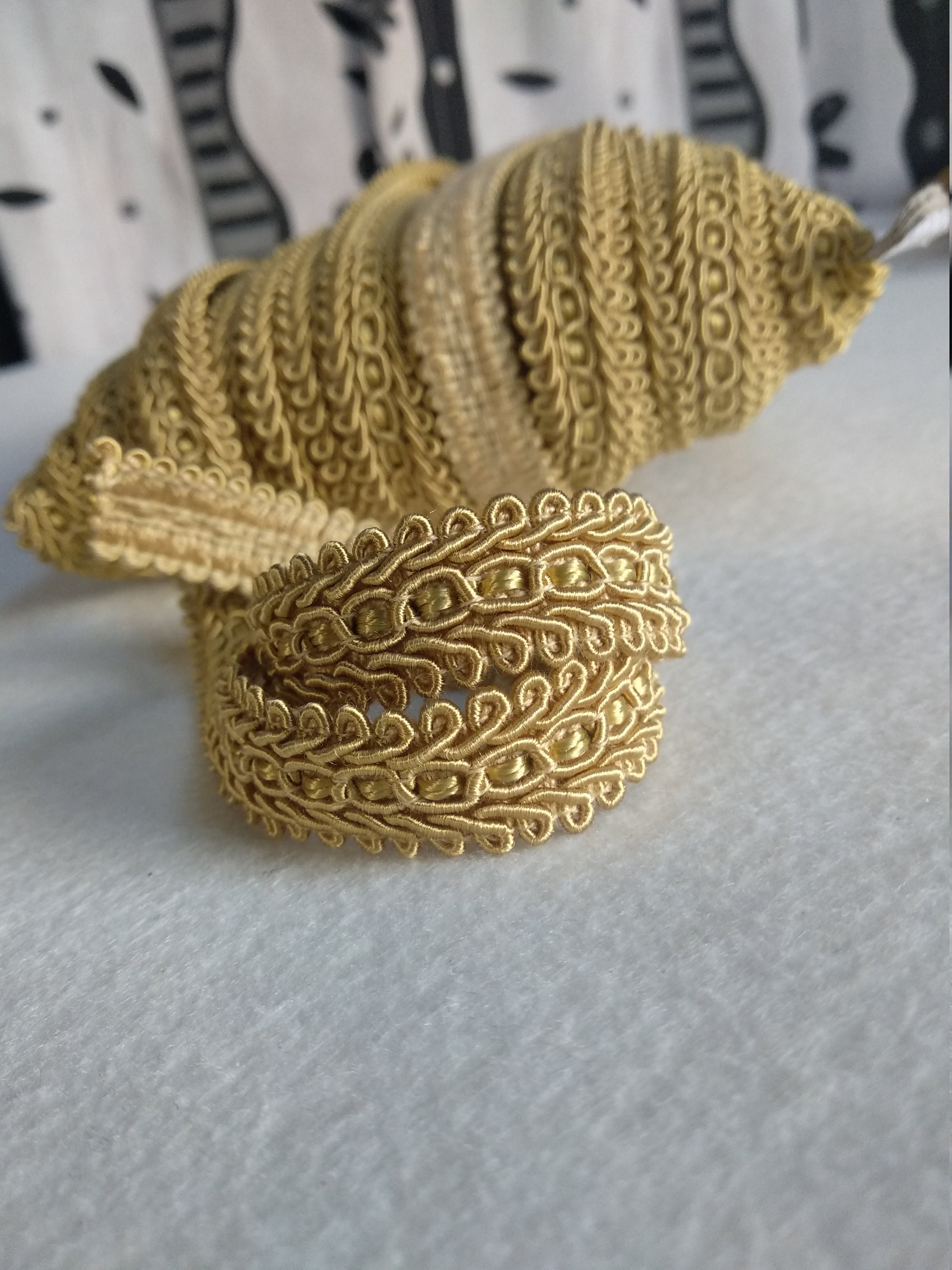 Blue Navy Braid Fringe Trims 1.8cm 0.71 inches gimp braid upholstery trim Jewelry Making