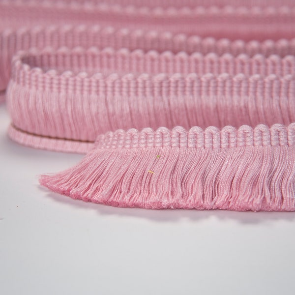 Pink Fringe Trim Etsy