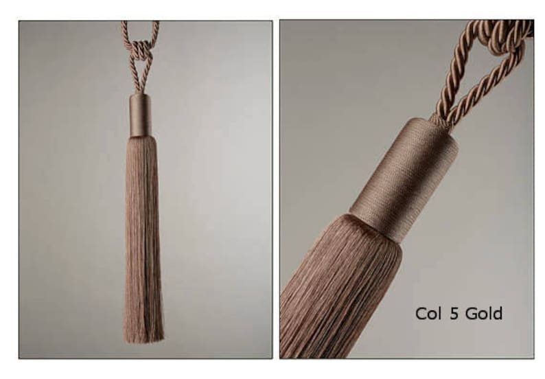 Extra Large Tie Back Silktouch Tassel Curtain Rope Tiebacks Etsy