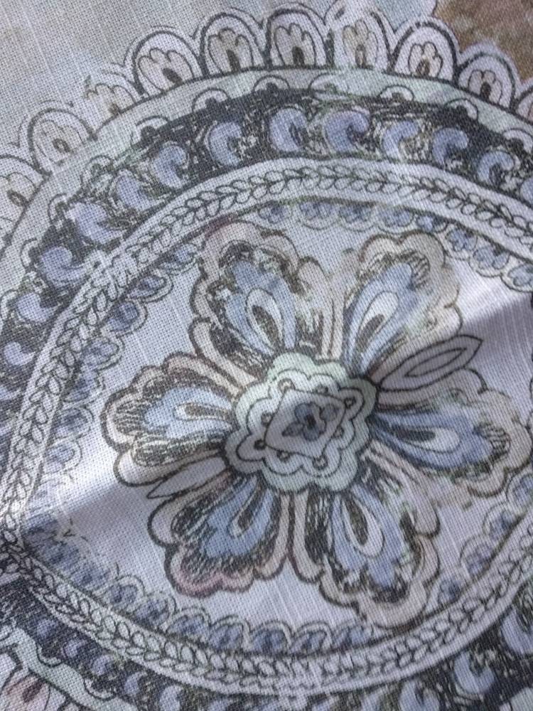 Ethnic Cotton Spanish Upholstery Fabric Double Etsy Australia