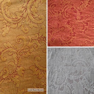 Floral Chenille Upholstery Fabric| 280cm-110 inches width Upholstery Fabrics | Sold by meter (39&quot;/1.09yards)