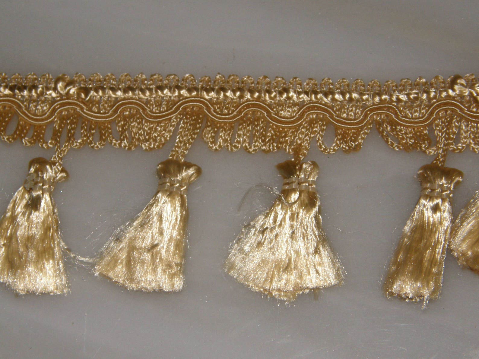 Gold Tassel Fringe braid Trims 5 cm tassel fringe trimmings Etsy