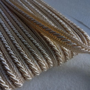 Light Beige Braid gimp trim|2cm - 0.79 inches wide gimp trims braid ribbon