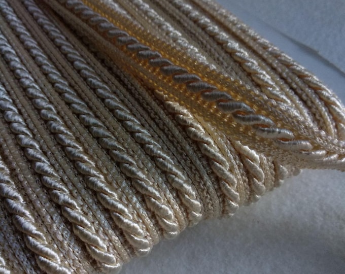 Light Beige Braid gimp trim|2cm - 0.79 inches wide gimp trims braid ribbon