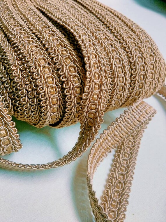 Ecru//White 3//4 Braid Gimp Trimming Many Colors Available! 10 Continuous Yards