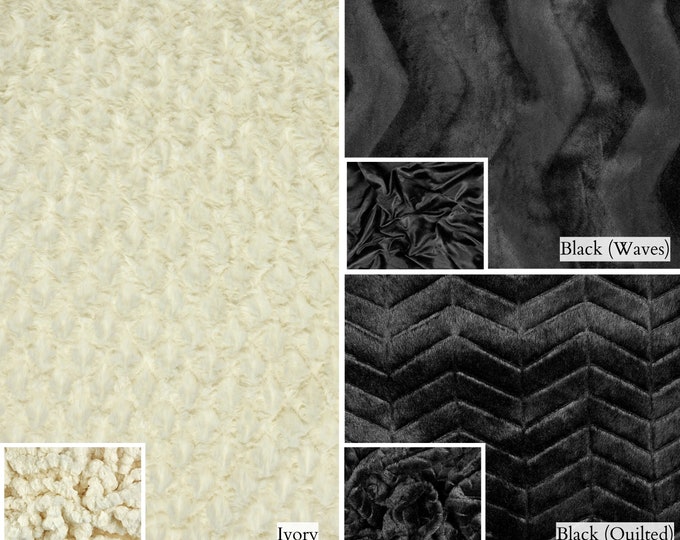 Luxurious Faux Fur Upholstery Fabric| 150cm-59" Width | Pillows, Sofa, Throws Soft & Plush Faux Fur Fabric | Sold by the meter