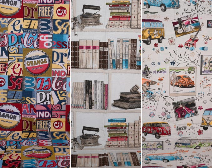 Logo design Jacquard Upholstery Fabric|Double Width 280cm-108 inches,Upholstery, Decoration , art design, multicolor Fabric