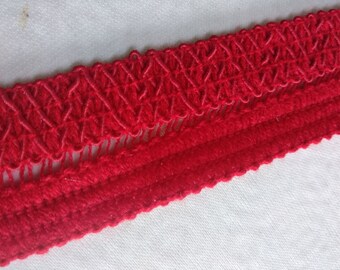 Red braid gimp trim/3.5cm thick  fashion
