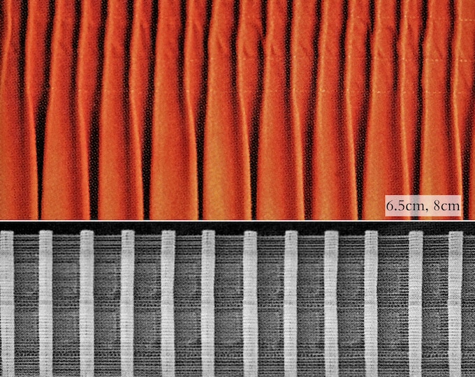 Transparent Continuous Pleated Curtains Tape|6.5cm,8cm multi slot back|Pencil Pleat curtains tape sewing craft |Shirring tape pinch pleat