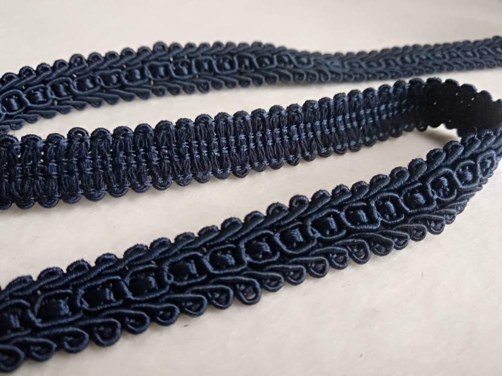 Blue Navy Braid Fringe Trims1.8cm - 0.71 inches gimp braid