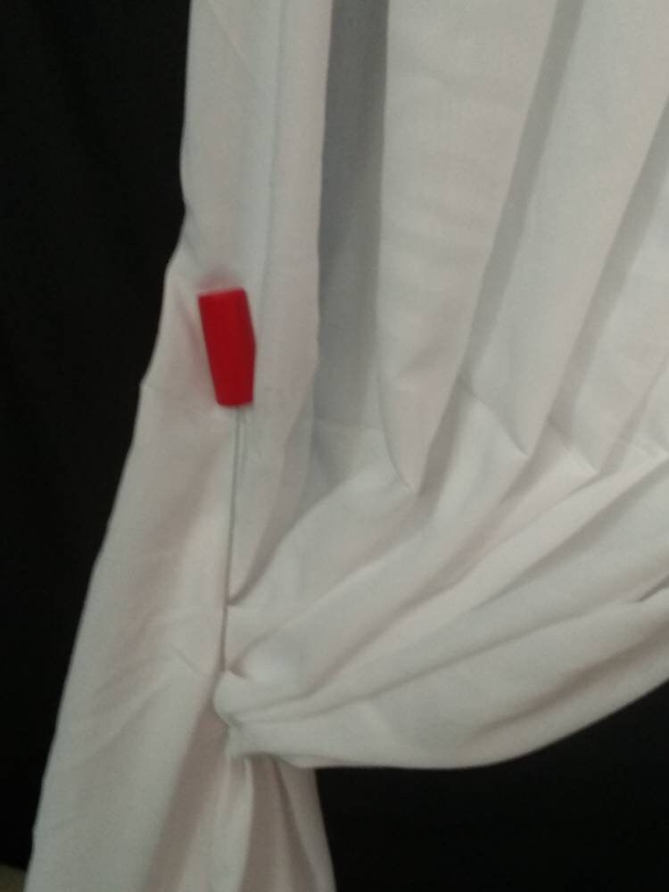 Red CurtainsDrapes Tieback Holdback.