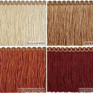 Fransbeslag med kedja | 10 cm - 4 tum höga fransbeslag med kedja