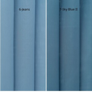 Voile 26 Vivid Color Palette Curtain FabricDouble Height 325cm-128inches wide image 4